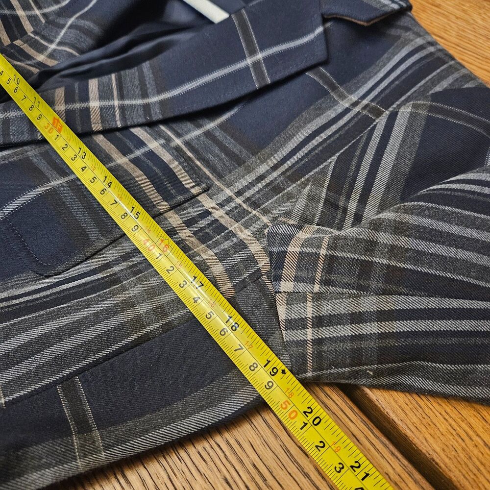 Tommy Hilfiger Navy Plaid Blazer - Picture 15 of 15